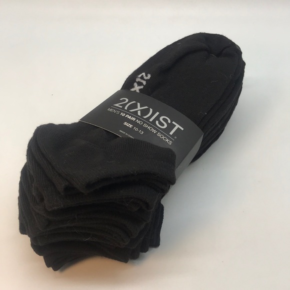 2(X)IST MENŚ 10 PAIR NO SHOW SOCKS - Picture 2 of 16